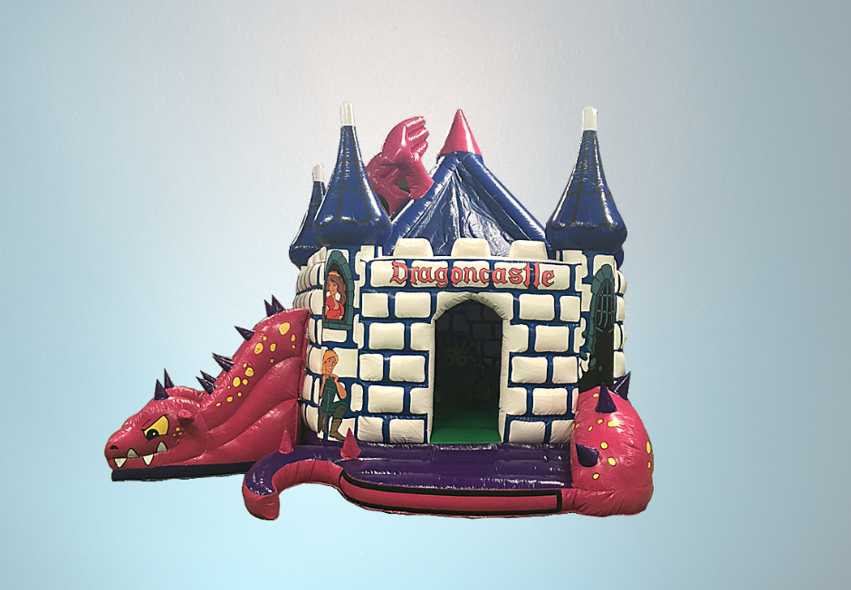 Château gonflable dragon
