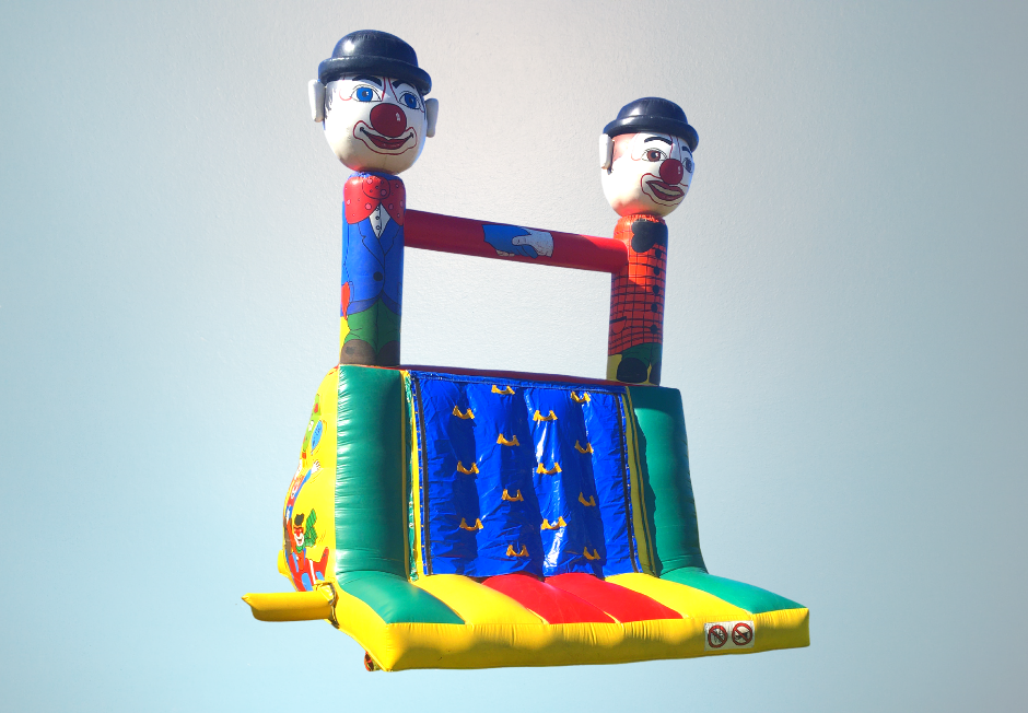 Structure gonflable Toboggan Clown
