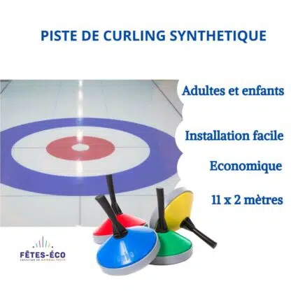 Piste de curling synthétique